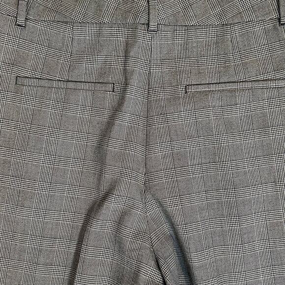 Wilfred the effortless pant black white plaid pleated high rise wide leg size 12 - Picture 4 of 8